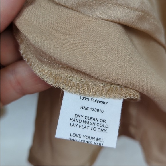 Show Me Your Mumu Tuscany Maxi Slip Women's Medium Champagne Luxe - Picture 4 of 11